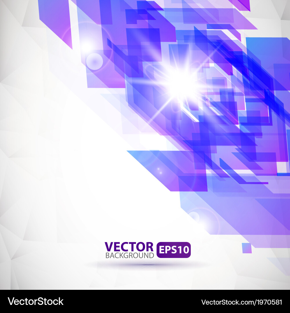 Explosion Geometric Abstract Background Vector Image