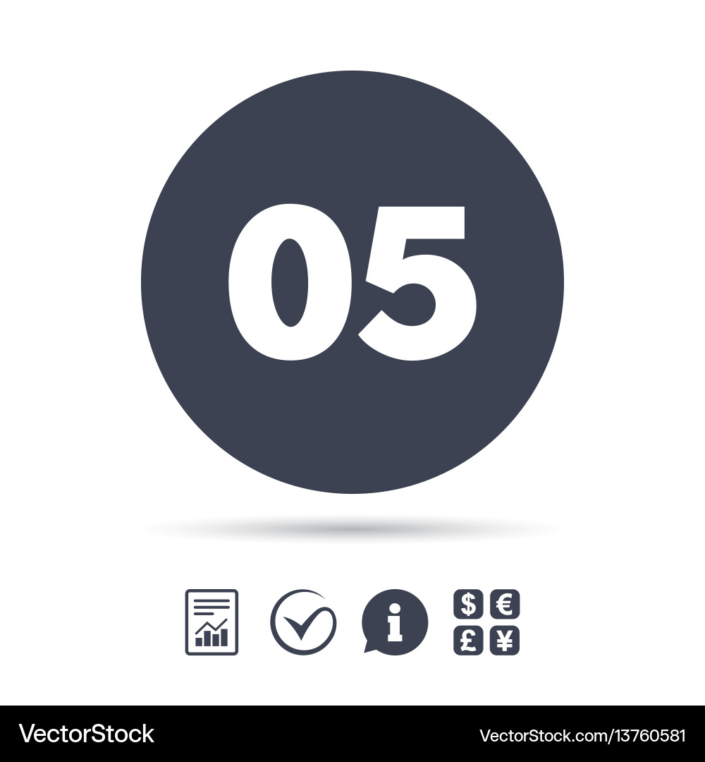 Fifth step sign loading process symbol vector image