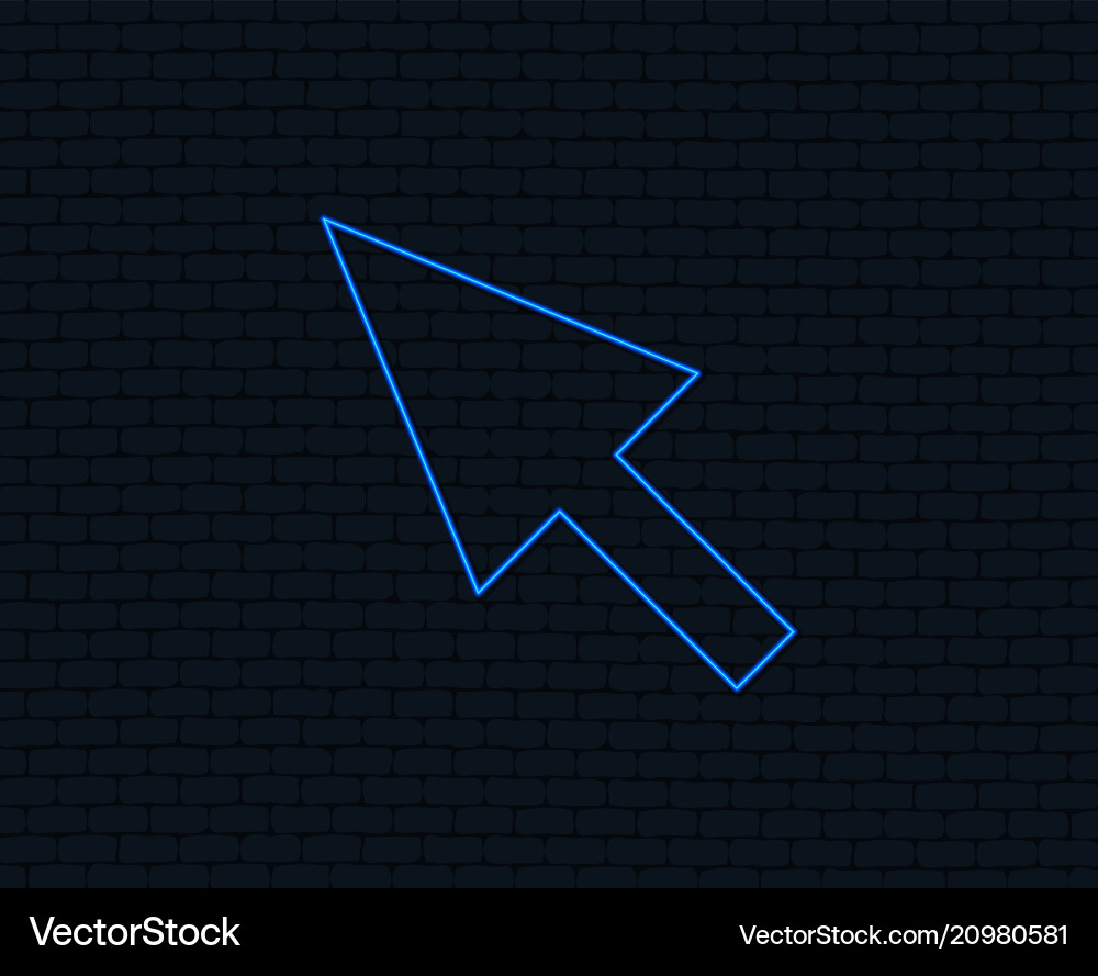 Mouse cursor sign icon pointer symbol vector image