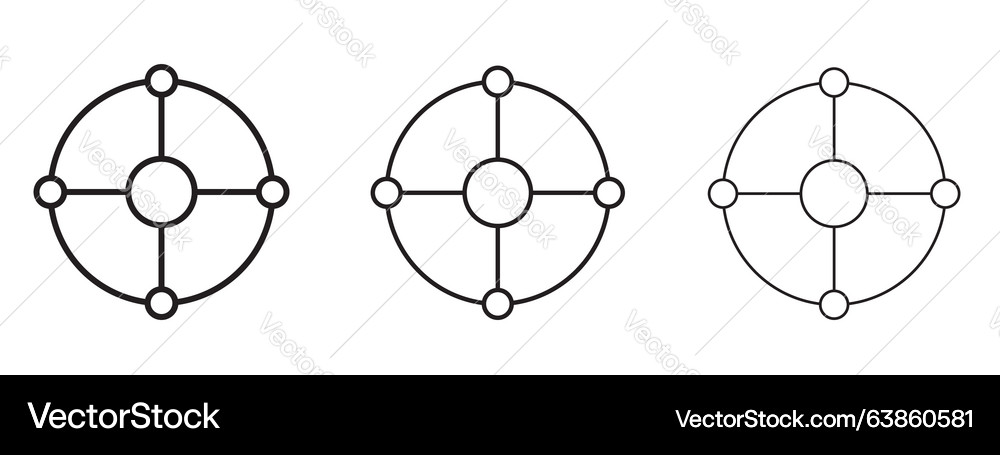 Multichannel Network Icon – Royalty-Free Vector | VectorStock
