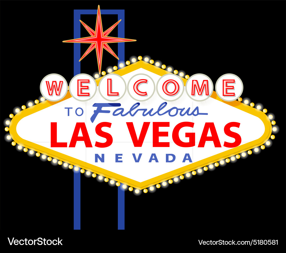 to fabulous las vegas nevada sign Vector Image to fabulous las vegas nevada sign Vector Image