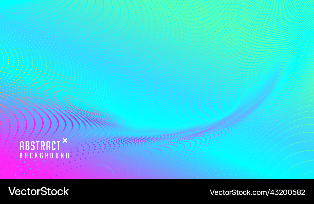 Blurred bright color particle background in pop Vector Image