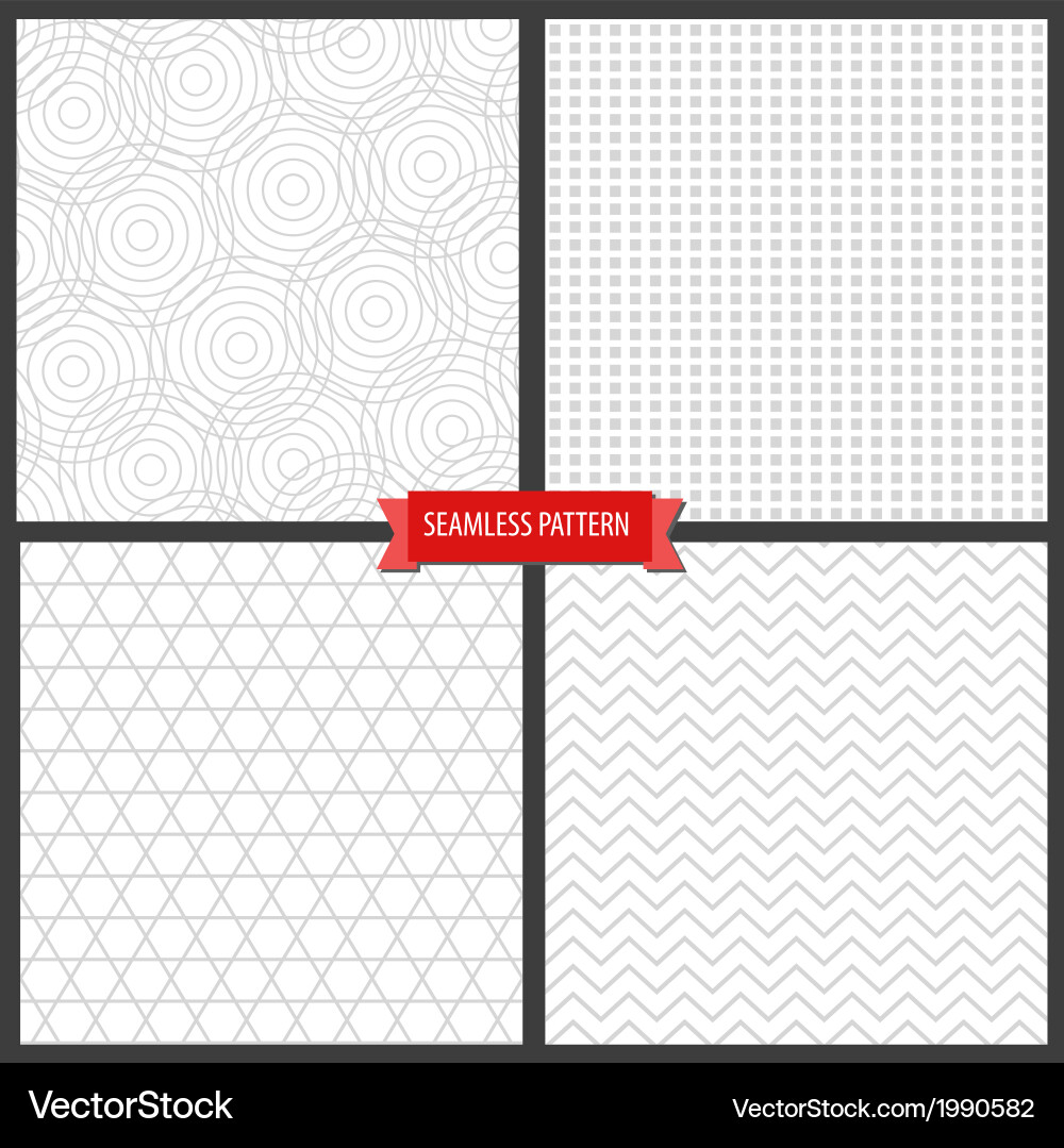 Geometric Grid Pattern vector image