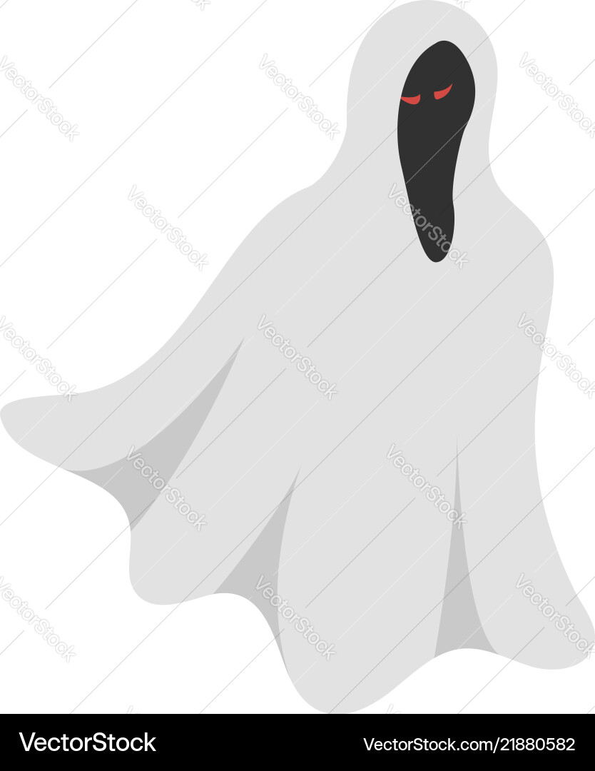 Ghost icon isometric style Royalty Free Vector Image