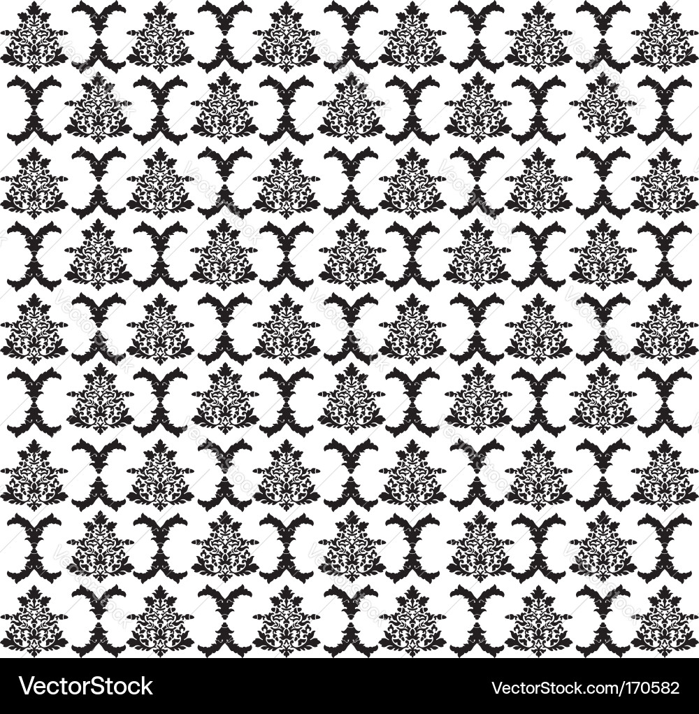 Rococo pattern vector image