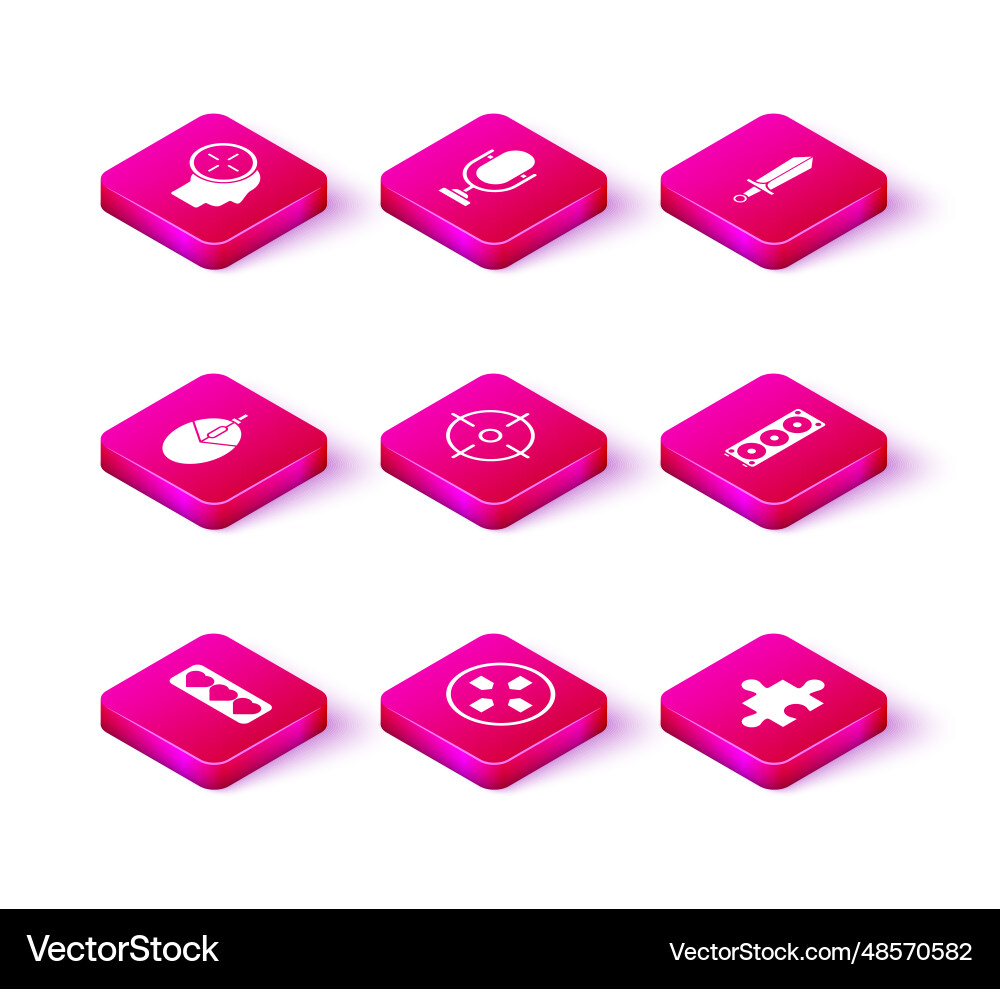 Set like and heart gamepad computer mouse gaming Set like and heart gamepad computer mouse gaming vector image
