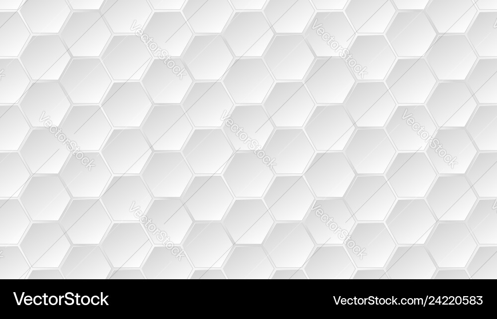 Abstract background of hexagons Vector Image