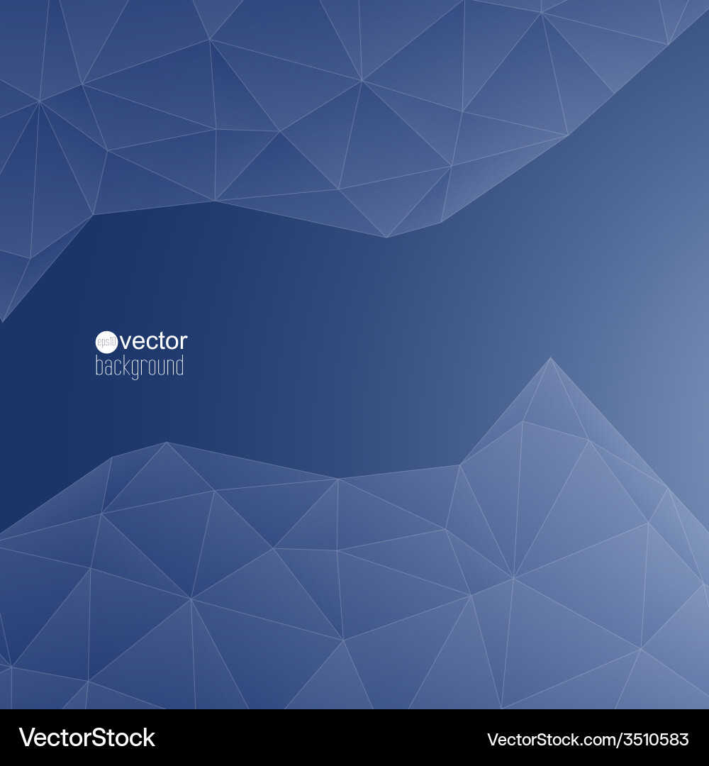 Blue abstract background with transparent mesh Vector Image