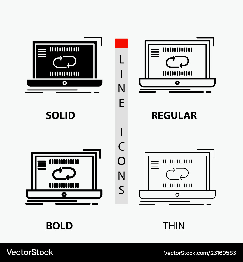 Communication connection link sync Vector Image