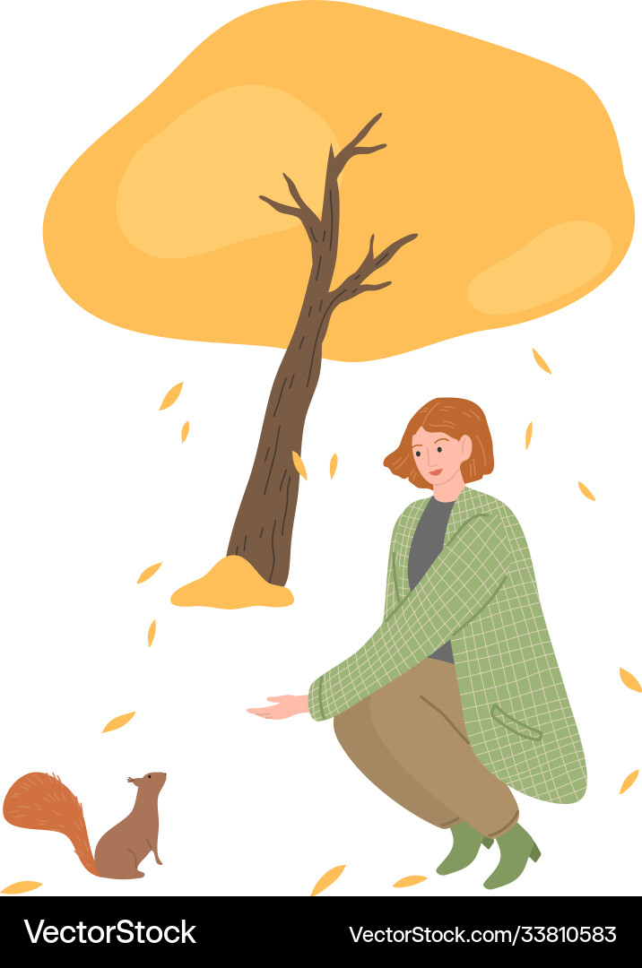 Happy young girl sitting and communicating Happy young girl sitting and communicating vector image