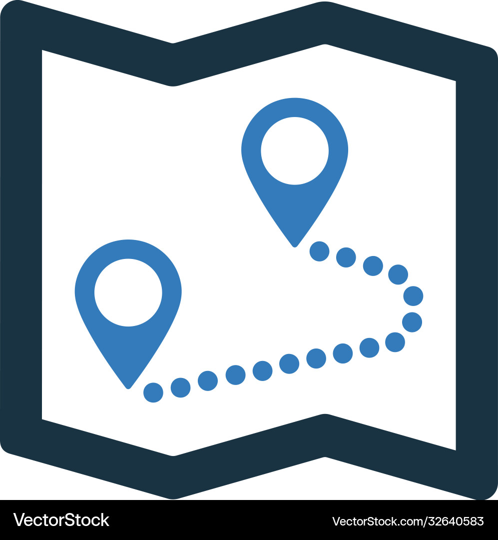 Map pin pointer icon graphics Vector Image