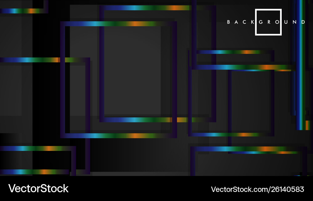 Modern abstract box background with colorful Modern abstract box background with colorful Vector Image