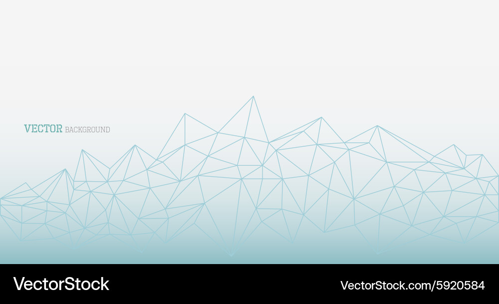 Abstract triangle background vector image