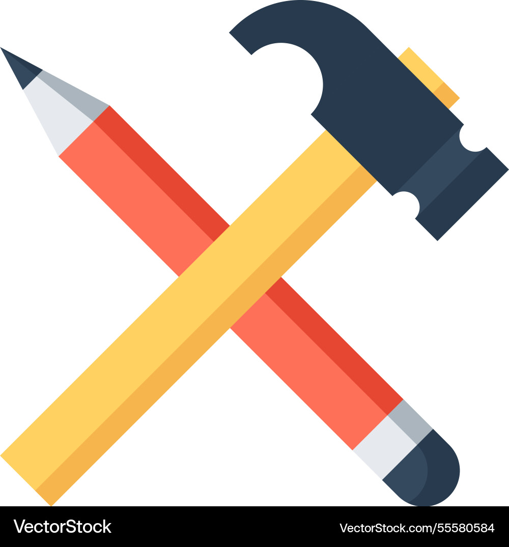 Build flat web icon Build flat web icon vector image