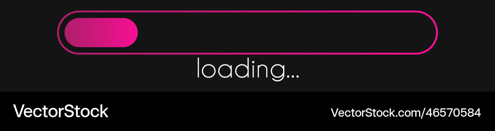 Load bar progress gradient download interface Load bar progress gradient download interface Vector Image