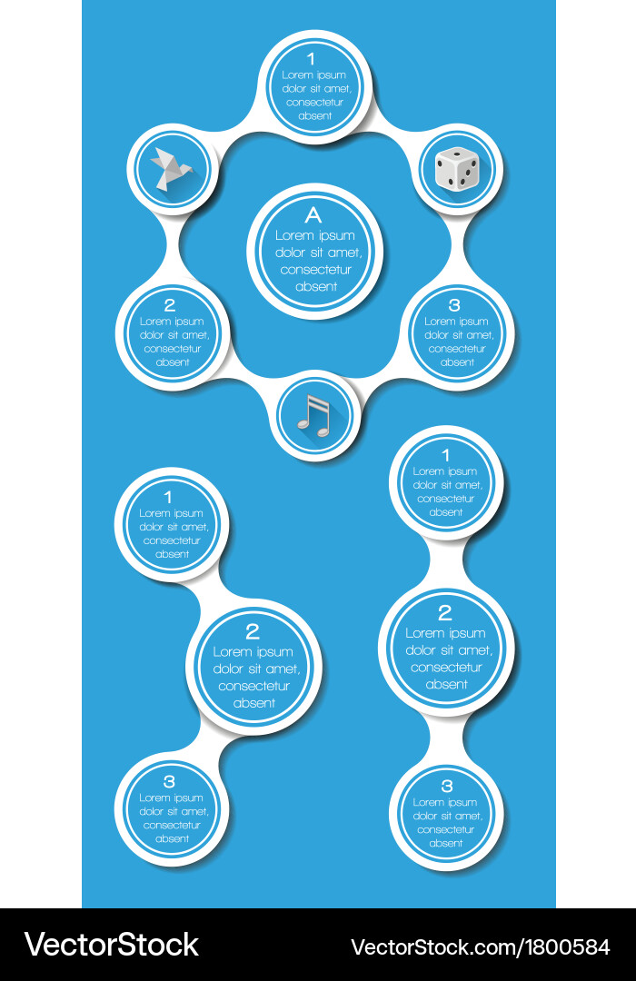 Ui infographics and web elements Vector Image
