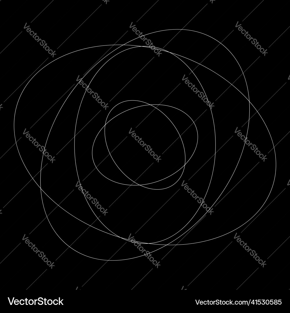 Abstract random circles geometric circular element Abstract random circles geometric circular element vector image