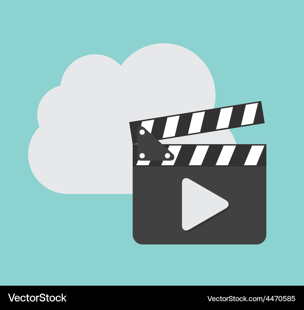 Cloud computing Vector Image