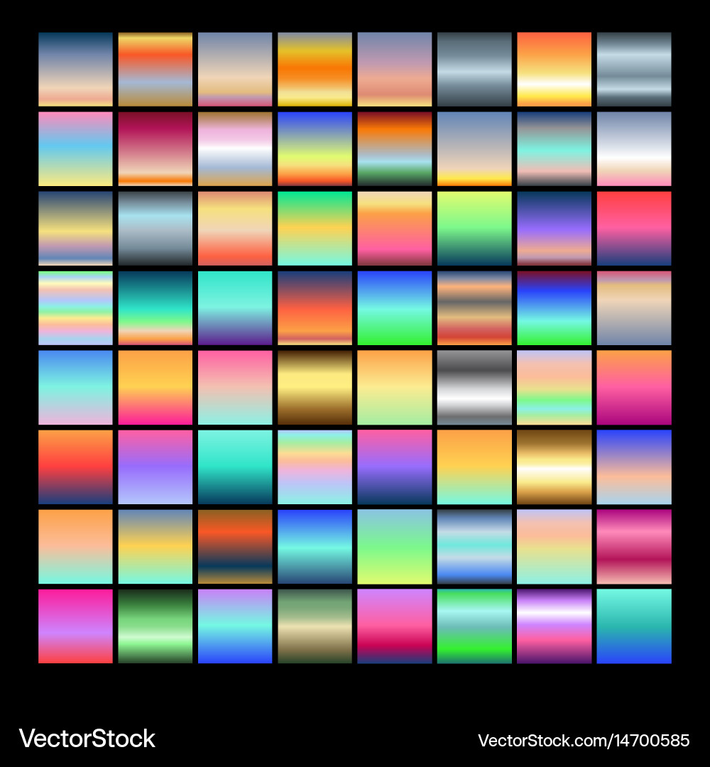 Colorful Gradient Textures Royalty Free Vector Image