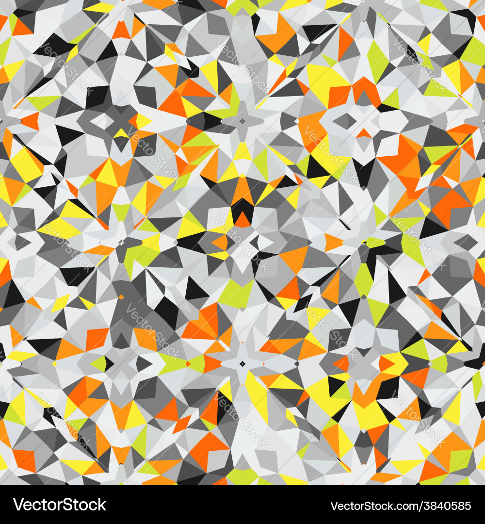 Geometric Polygon Pattern Vector Image