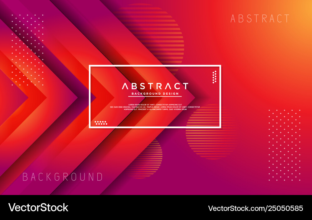 Modern abstract 3d triangle gradient background vector image