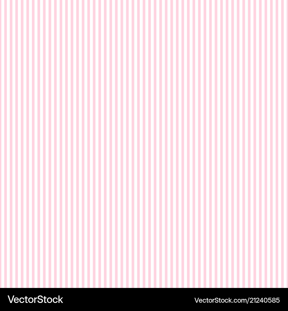 Pink & White Stripe Pattern Vector Image