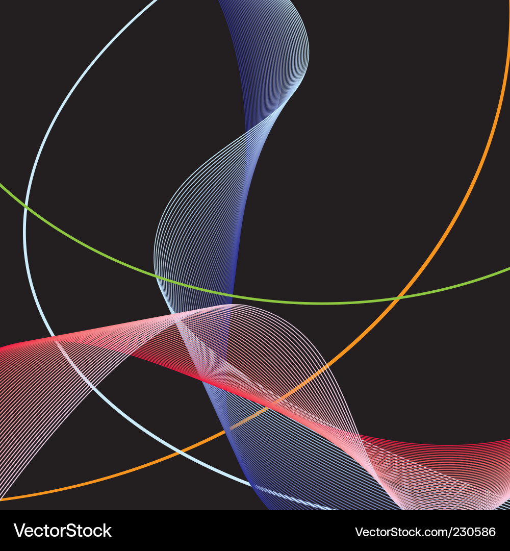 Abstract black background Vector Image