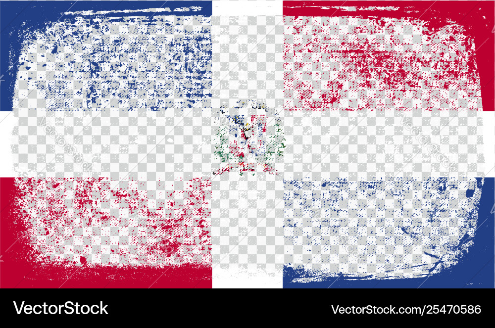 Grounge-styled flag Grounge-styled flag vector image