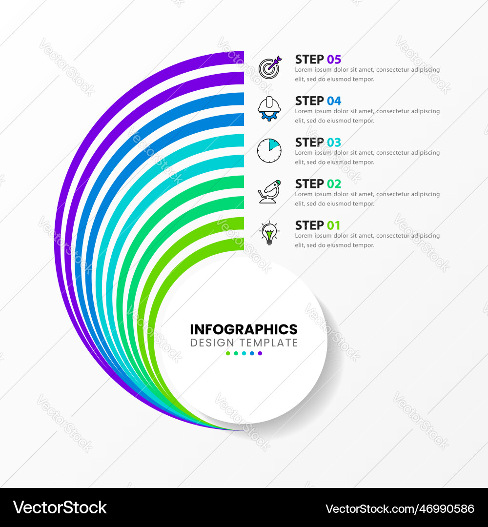 Infographic design template creative concept Infographic design template creative concept vector image