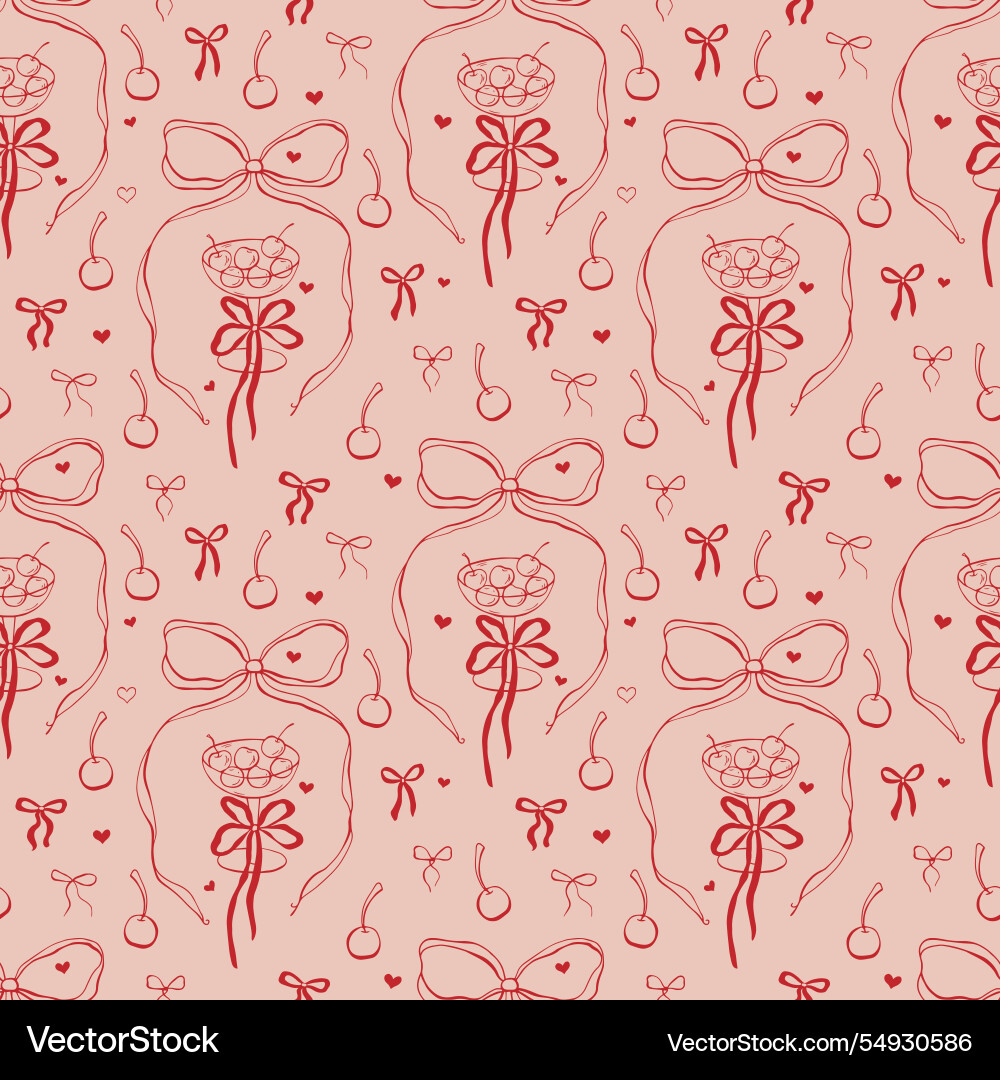 Rococo seamless pattern with whimsical Rococo seamless pattern with whimsical vector image
