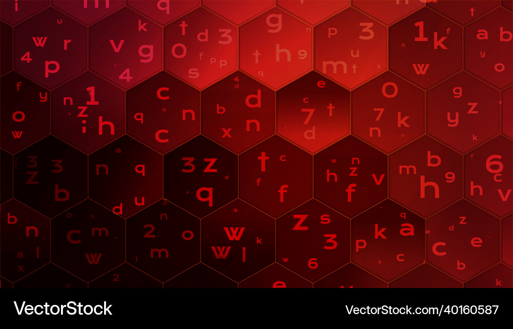 Abstract technology binary code dark red Abstract technology binary code dark red Vector Image