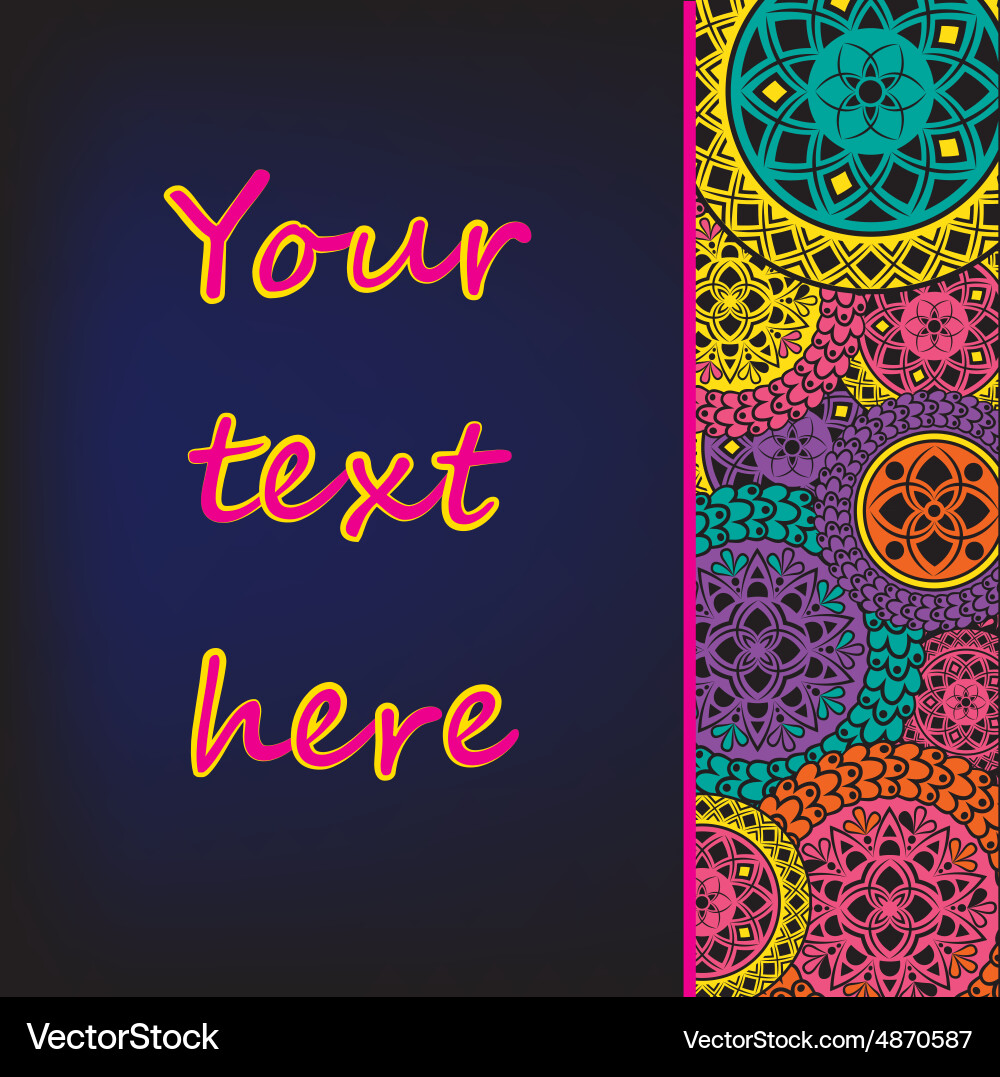 Background for text Vector Image