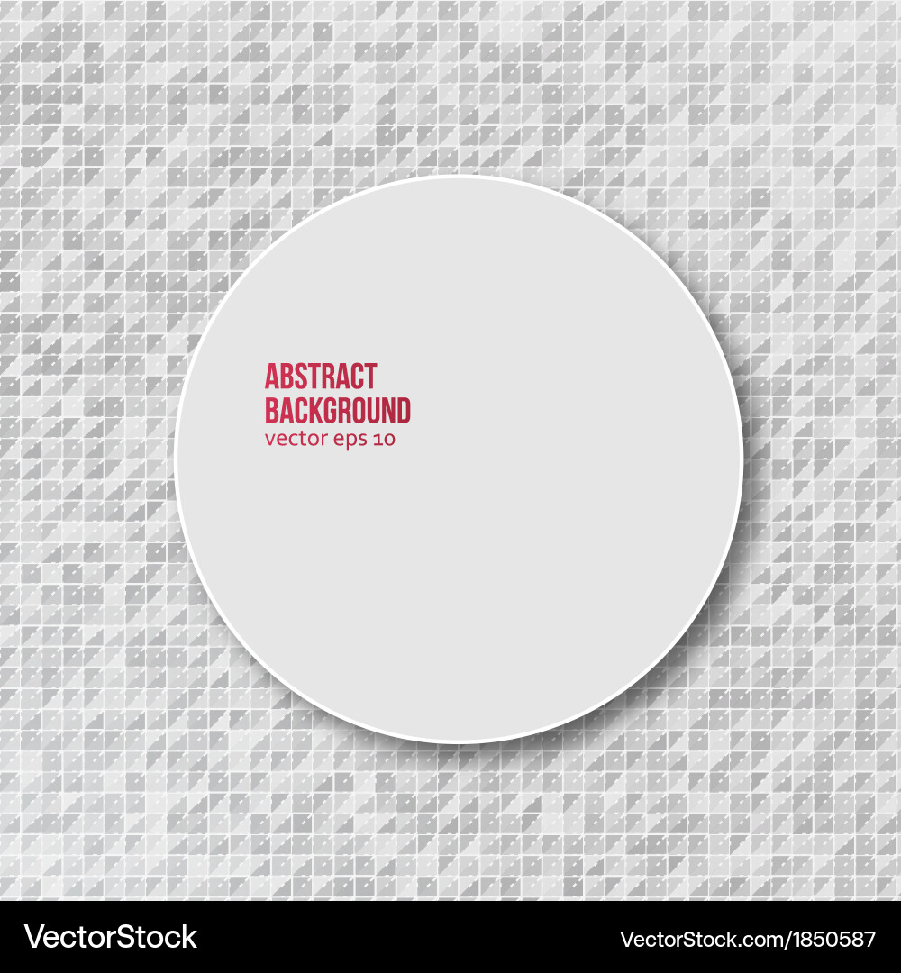 Drawn circle abstract background pattern vector image