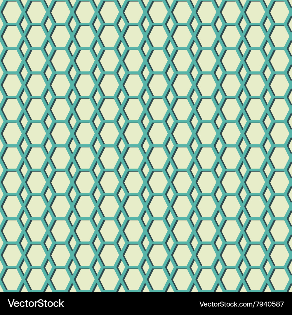 Geometry hexagonal seamless pattern Vector Image
