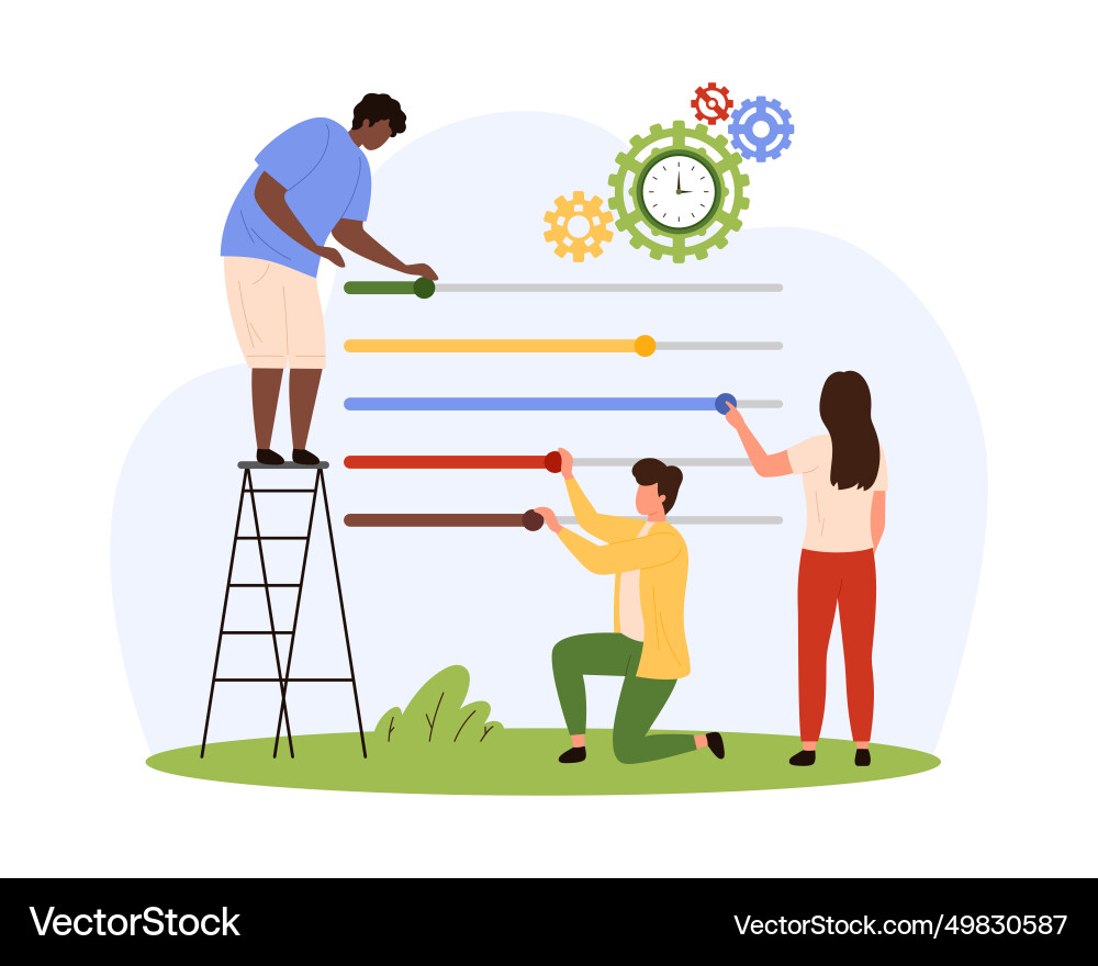 Improvement and customization of digital system Improvement and customization of digital system vector image