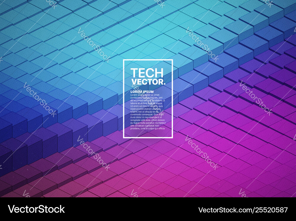 Technology 3d waveform abstract background Technology 3d waveform abstract background Vector Image