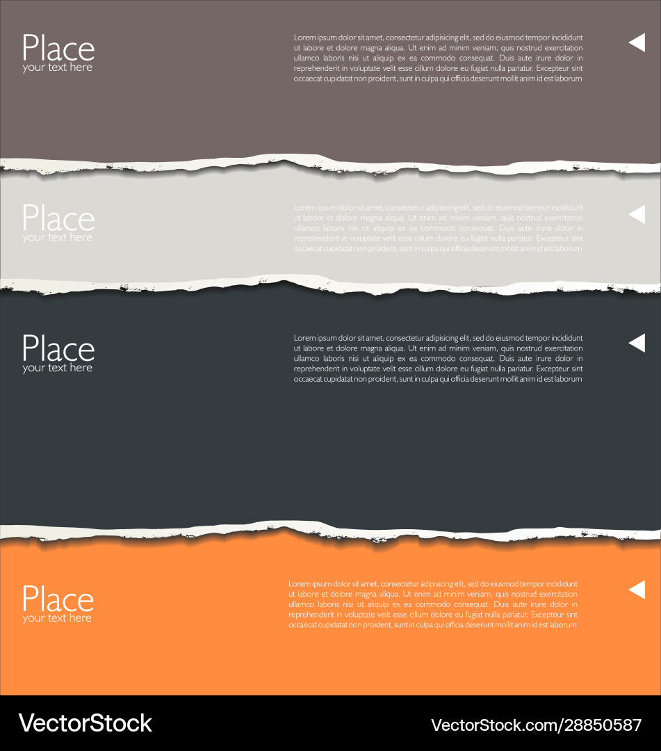 Torn Paper Background - Text Space Vector Image