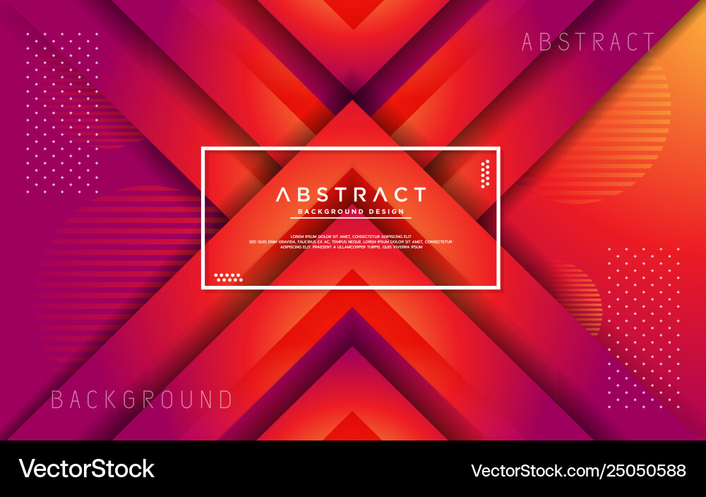 Abstract 3D Triangle Gradient Background vector image