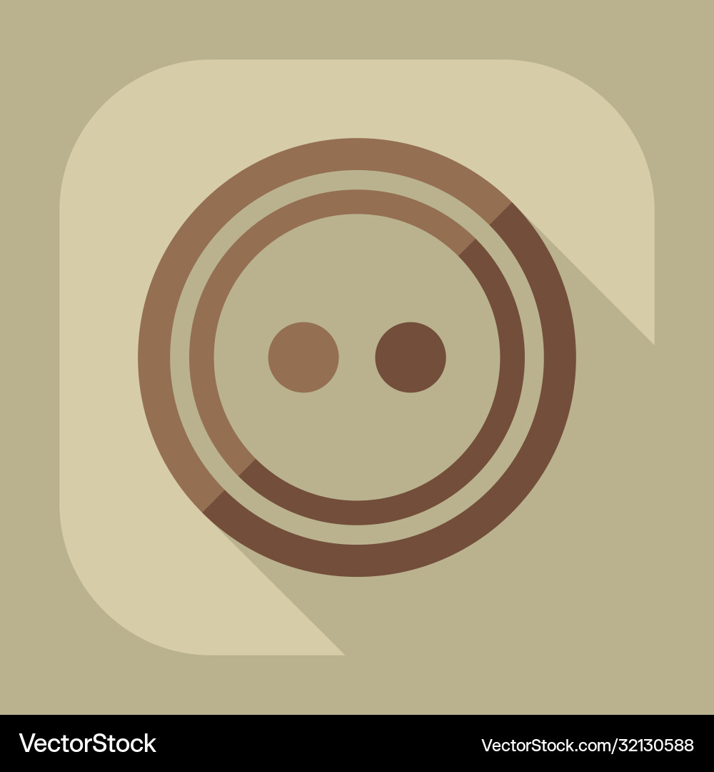 Flat modern design with shadow icon buttons vector image