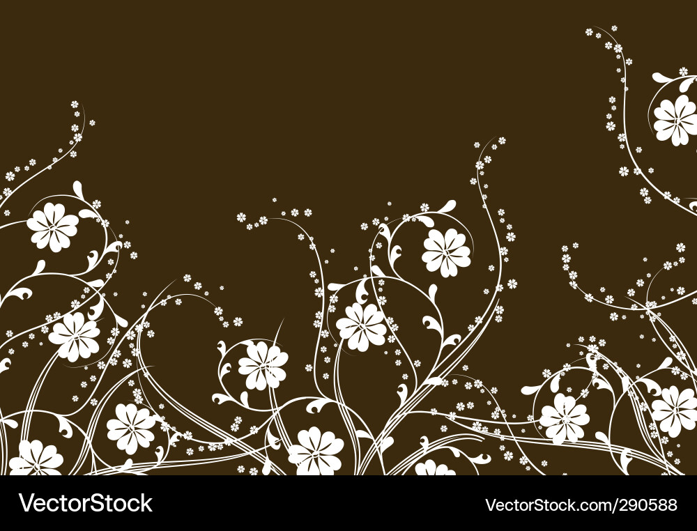 Floral abstract background Vector Image