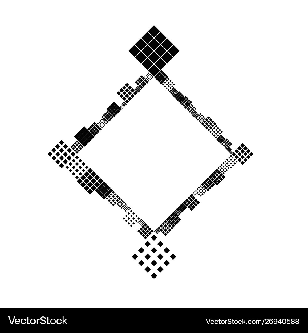 Geometrical minimal abstract square frame design Geometrical minimal abstract square frame design vector image