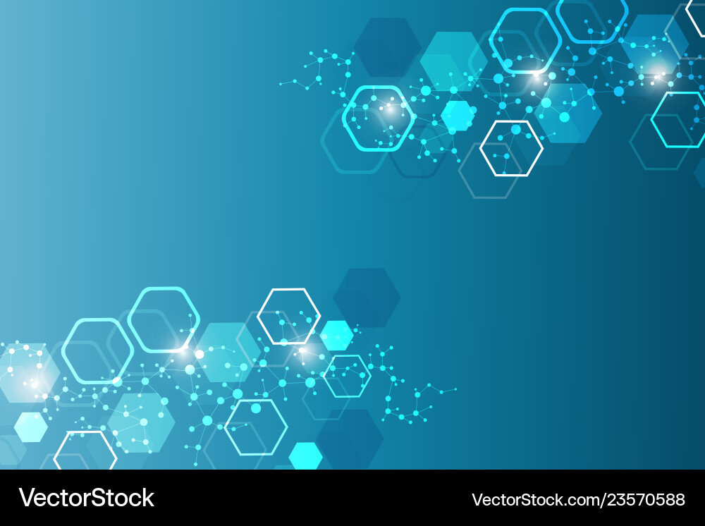Science network pattern connecting lines and dots Science network pattern connecting lines and dots vector image