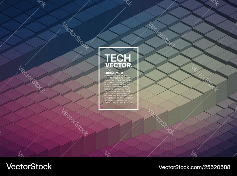 Tech Waveform Background vector image