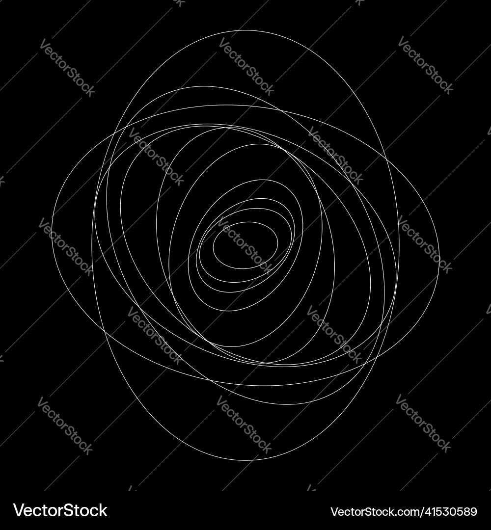 Abstract random circles geometric circular element Abstract random circles geometric circular element vector image