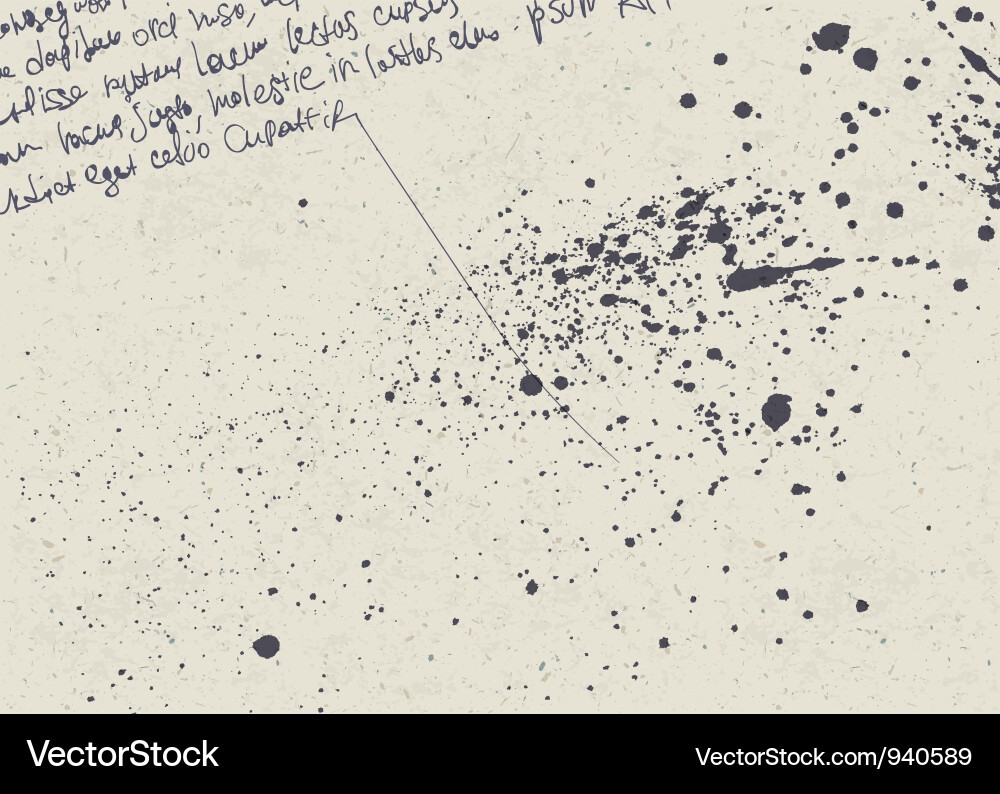 Fragmented Letter - Vintage Texture vector image