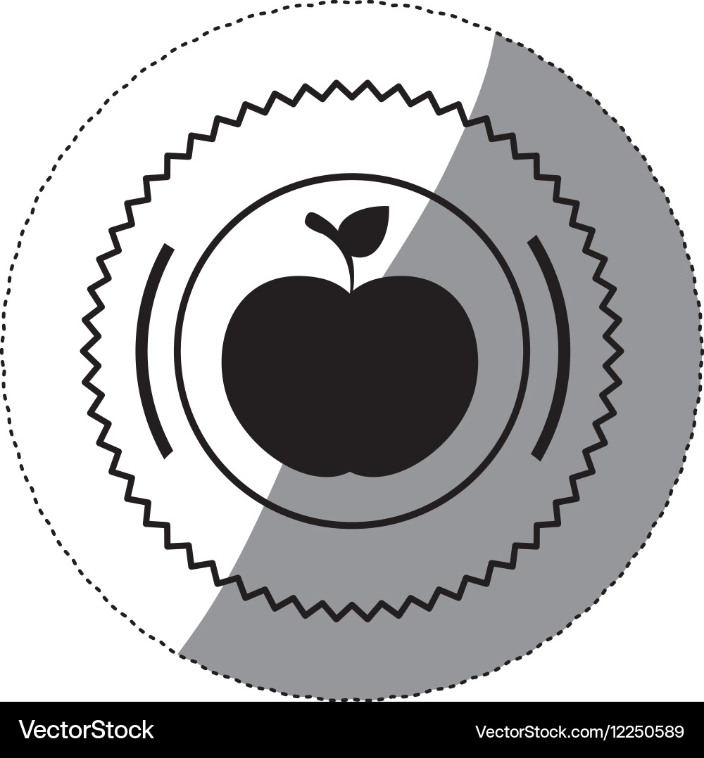 Isolated apple design Royalty Free Vector Image