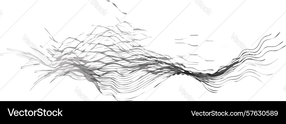 Subtle wavy texture abstract pattern design vector image