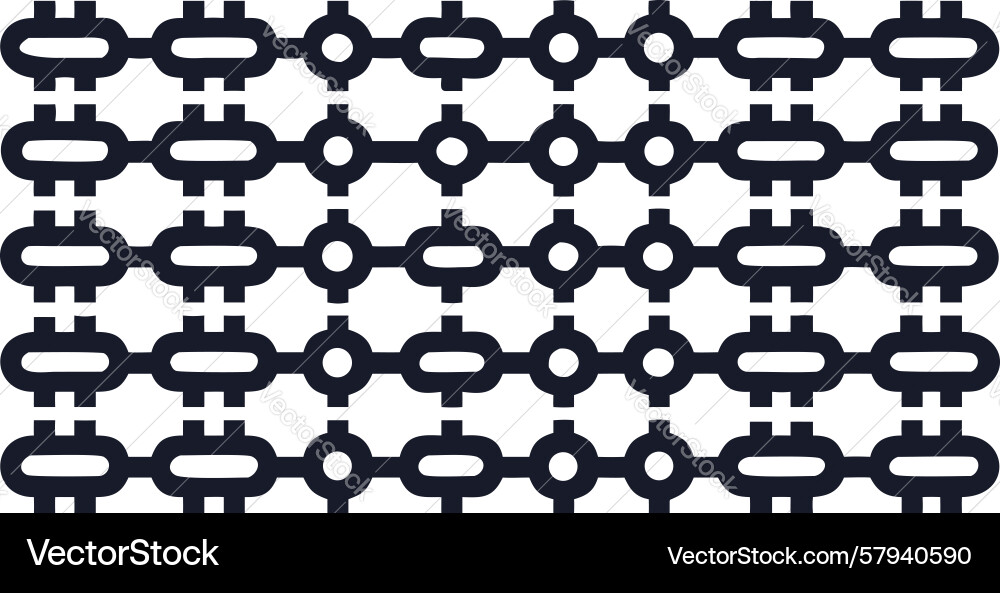 Interlocking Diamond Pattern Vector Image