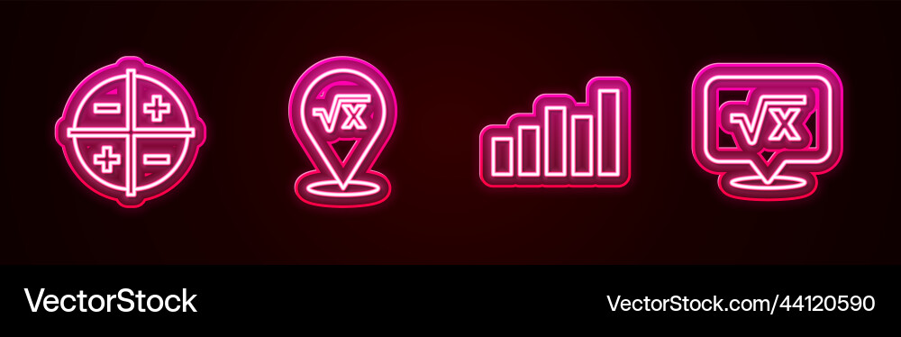 Set line xyz coordinate system square root of x Set line xyz coordinate system square root of x vector image