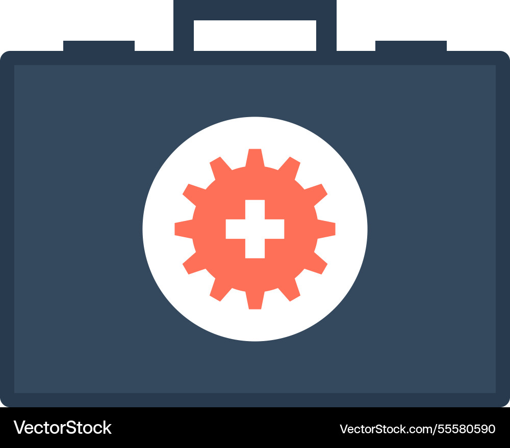 Technical service flat web icon Technical service flat web icon vector image